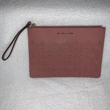 Michael Kors Jet Set Travel XL Pop out Clutch Wristlet Leather  