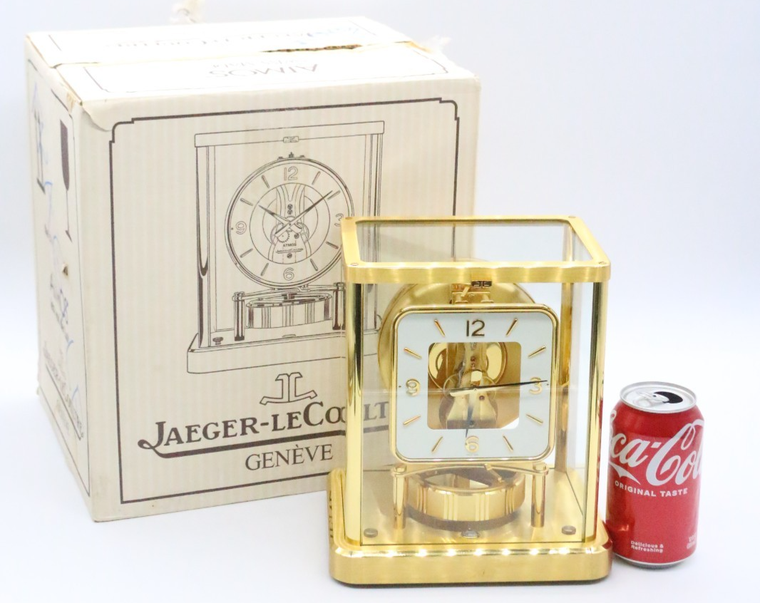 Jaeger-LeCoultre Atmos 13 Jewel Clock With Original Box & Booklet