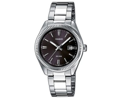 CASIO LTP-1302PD-1A1VEG Damenarmbanduhr Edelstahl 30 mm Silber B-WARE