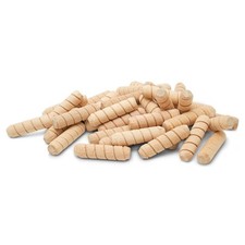 Wood Dowel Pins 1-1/4 inch x 1/4 inch Spiral, for Furniture  Crafts Woodpeckers