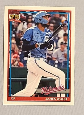 2026 Topps Series 1 James Wood 75 Years Of Baseball #T91-16 | eBay