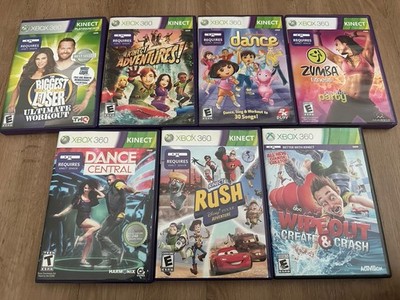 Xbox 360 Kinect Lot 7 Games Used!!!