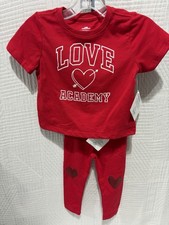 Baby Girls 2 Piece Knit SS Pant Set
