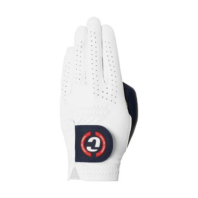 Duca Del Cosma Elite Pro Sentosa Herren Golfhandschuh Weiss/Navy