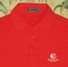 G/FORE Poppy Red Clubhouse Slub Cotton Slim Fit Polo Shirt Barnsley Resort M