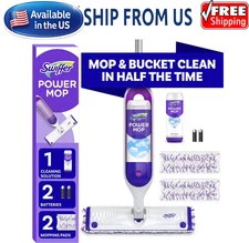 Swiffer Power Mop, Floor Cleaner, Tile, Vinyl, Laminate, Wood, Floor Cleaner, Cl