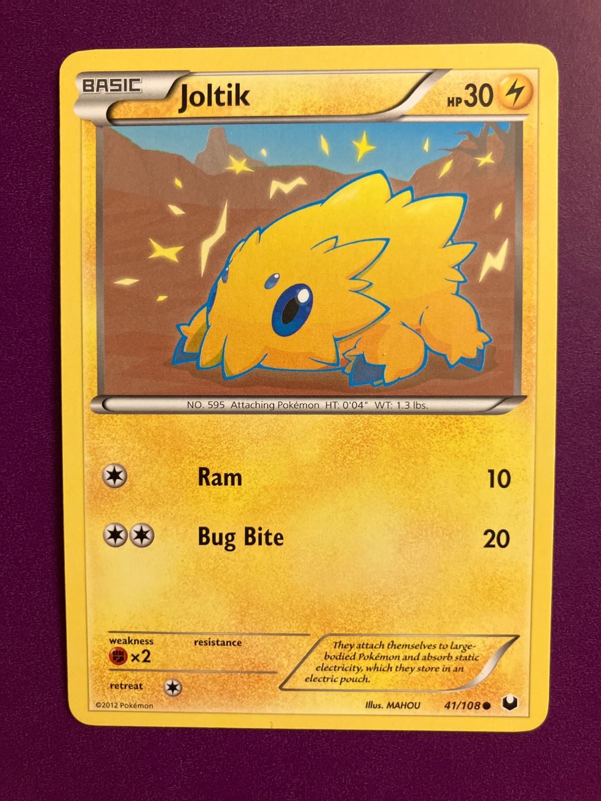 Joltik (41) 2012 Dark Explorers 41/108