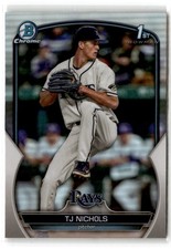 2023 Bowman Draft Chrome 1st Bowman Refractors TJ Nichols #BDC-153