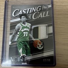 2024-25 Panini Noir AJ Johnson RC Casting Call Memoribilia /99 #CCM-AJJ
