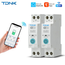 TUYA Wifi MCB 1A-63A Smart Circuit Breaker over Current under Voltage Protection
