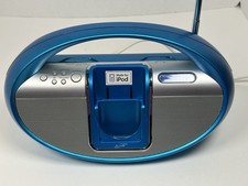 iB3 AM/FM Radio Portable Dock for iPod BLUE IBR2807DPBLU No Radio