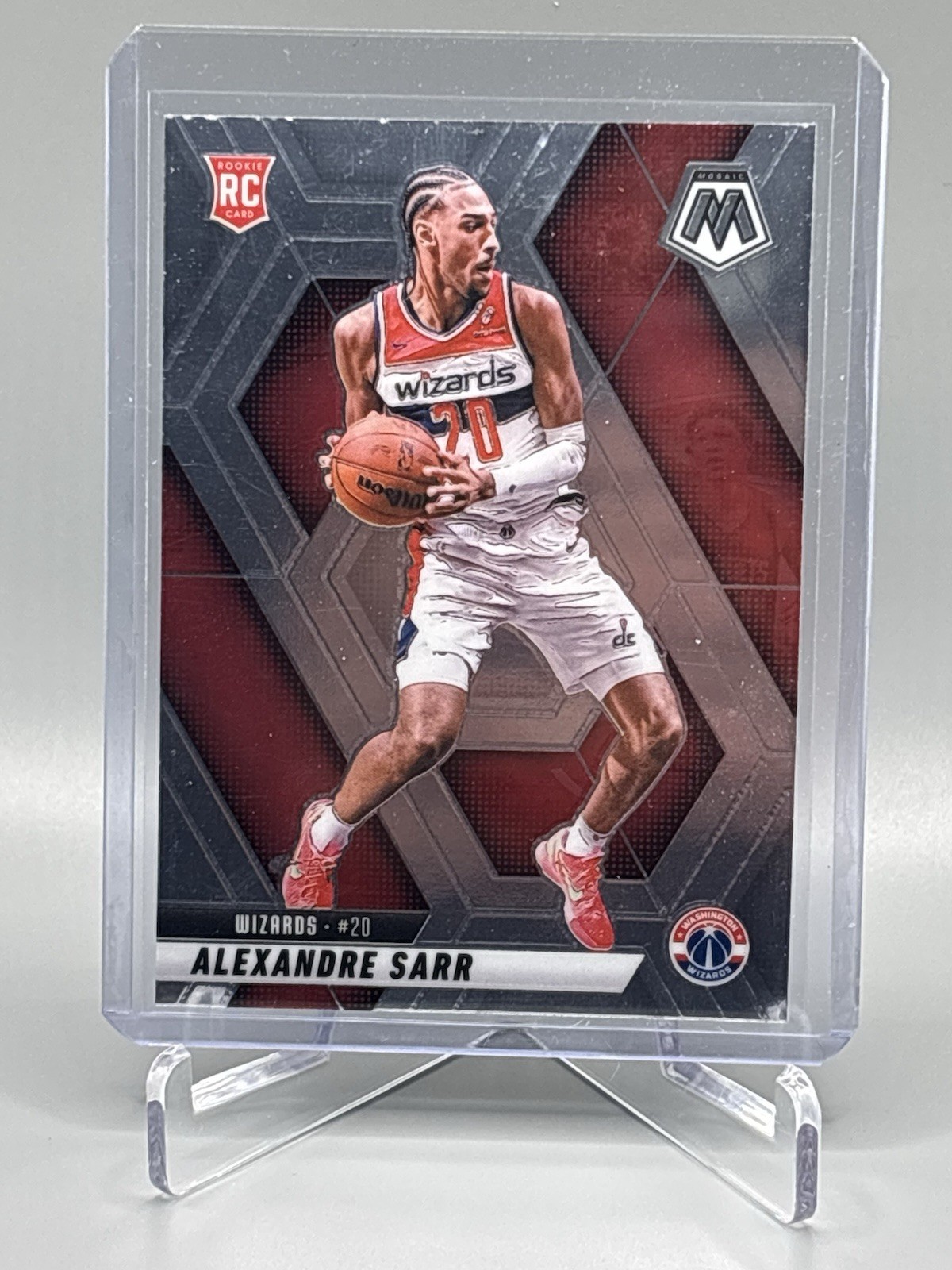 2024-25 Mosaic Alexandre Sarr #216 RC Washington Wizards