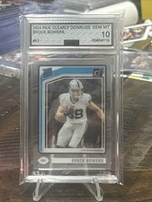 2024 Panini Clearly Donruss - Rated Rookie Brock Bowers #57 (RC)
