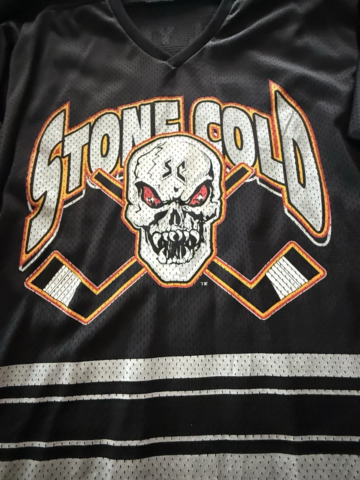 VINTAGE 2000 OFFICIAL WWF Stone Cold Steve Austin Hell Yeah 3:16 Jersey RARE  - Image 2 of 4