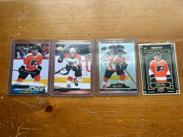 Bobby Brink 4 Card Lot - Minnesota Wild Flyers - Young Guns