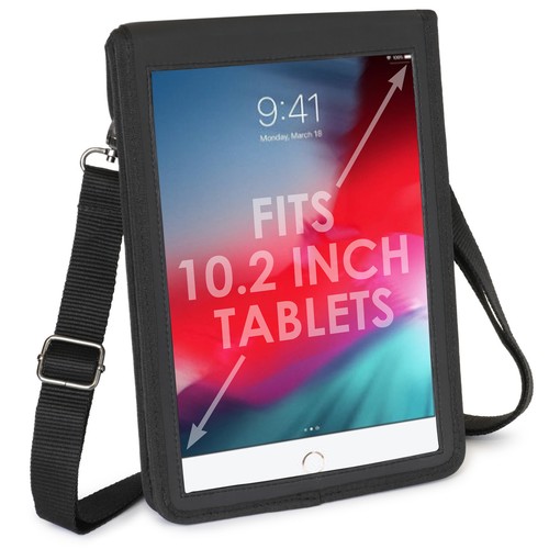 Tablet-Hülle mit offenem Frontdesign, robustem Neopren & verstellbarem Riemen - Bild 1 von 9