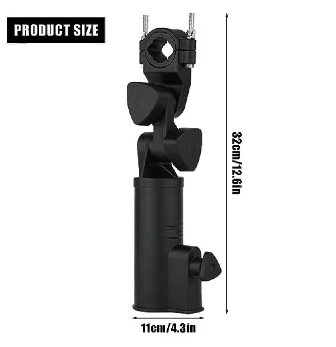 Golf Cart Umbrella Holder Set, Heavy Duty Golf Push Cart Umbrella Holder Mount 