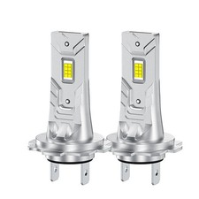 Pair H7 LED Headlight KIT Combo Bulbs High Low Beam Super Bright White 10000K