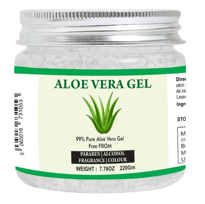 Raslok Aloe Vera Gel | 99% Pure Natural Aloe Gel | For Moisturizing Face Skin
