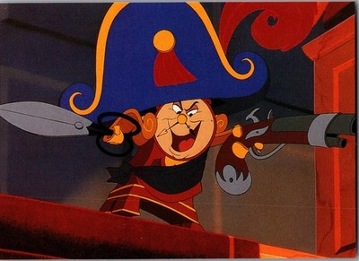 1992 Pro Set Beauty and the Beast #63 Cogsworth in Command