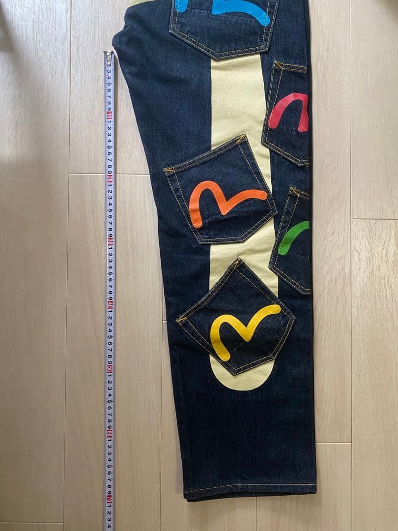 !! ︎ [Super Good Condition] EVISU Many Pockets 30 inches image 8