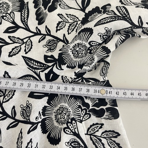 Rachel Zoe Size 1X Womens Pants Linen Mix Floral Pockets Boho Summer New - Picture 10 of 11