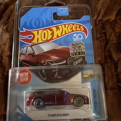 SUPER TREASURE HUNT Hot Wheels Factory Fresh 5/10- '17 Audi RS 6 Avant Long Card