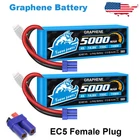 2pcs Yowoo 4S EC5 5000mAh Lipo 14.8V Battery for RC Drone Quad Helicopter Truck