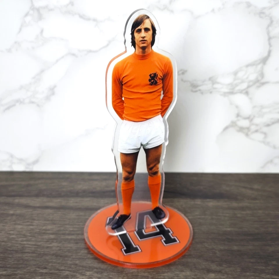 Johan Cruyff Acrylic Stand Figure - Netherlands National Team Football Legend - Image 2 of 4