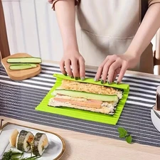 Japanese Plastic Nonstick Surface Sushi Mat Roll Mat DIY Rice Roll Making Tool
