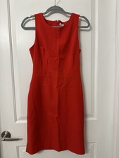 womens J CREW red Sheath Dress size 2