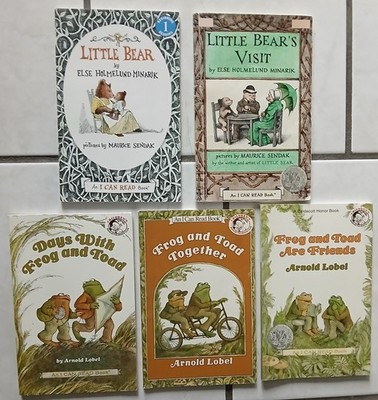5 Maurice SENDAK Arnold LOBEL Else MINARIK I CAN READ Lot~Little Bear Frog Toad