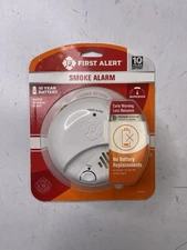 First Alert Battery Smoke Alarm w/ Precision Detection Model 1046856 New Sealed