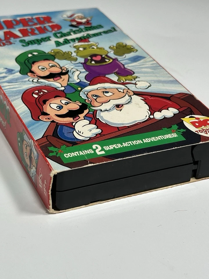 Super Mario Bros Super Christmas Adventure VHS DIC Toon Time Cartoon 1991 Video - Image 4 of 4