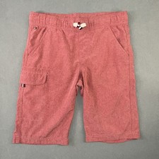 Boys Tommy Hilfiger Elastic Quick-Dry Drawstring Shorts Light Red Size 16/18