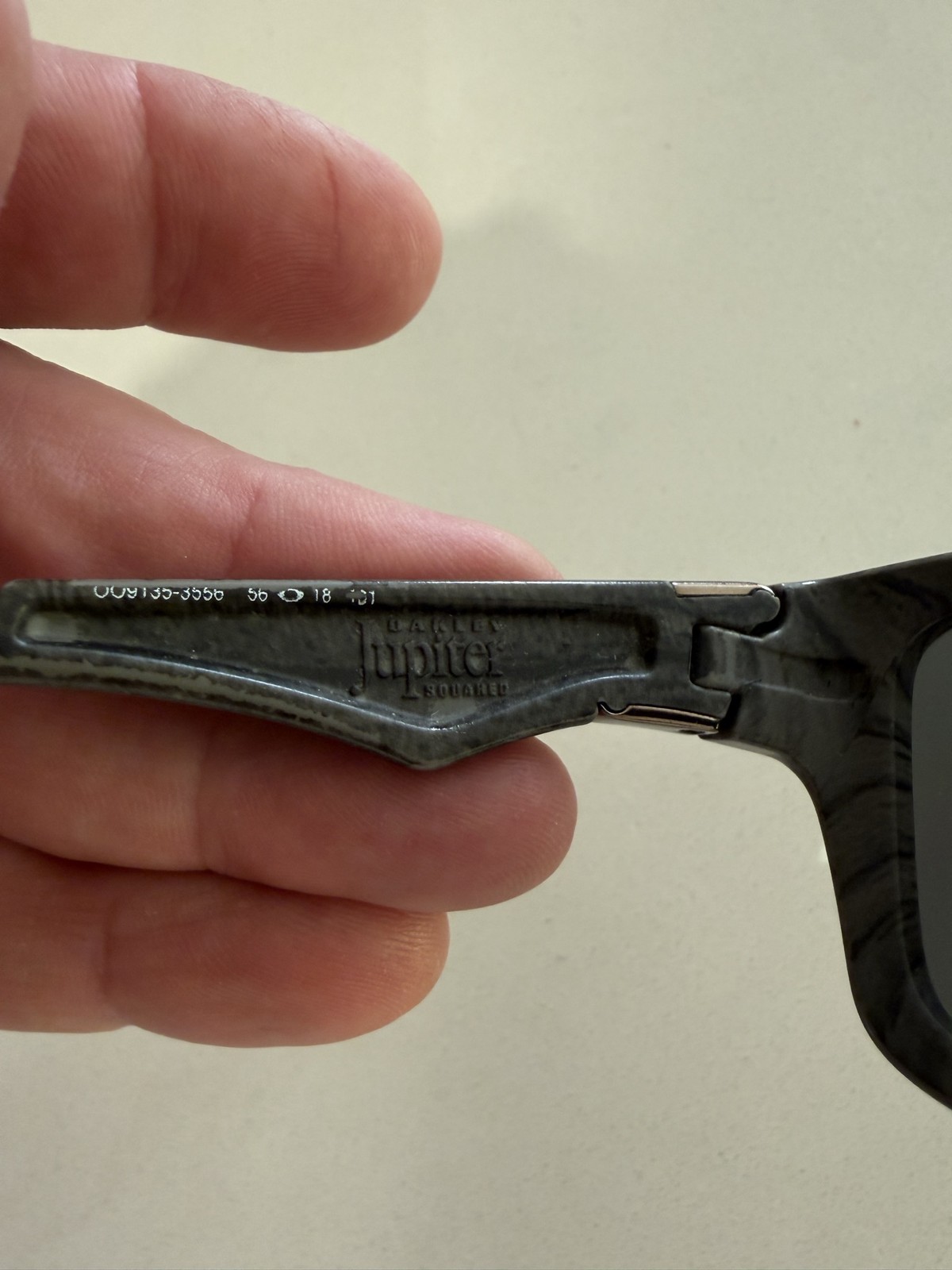 Vintage Oakley Jupiter Squared Patterned Sunglass… - image 4