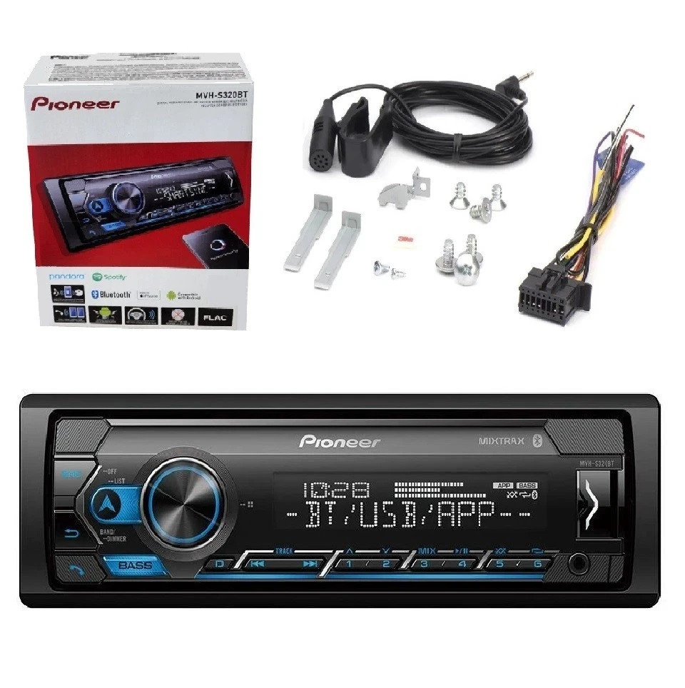 Pioneer MVHS320BT Single Din Digital Media Receiver Bluetooth