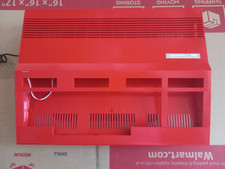 Commodore 128 empty case painted red