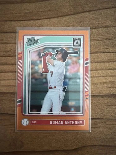 24 Panini Donruss Optic Rated Prospects Roman Anthony 122 Orange Prizm /199 (RC)