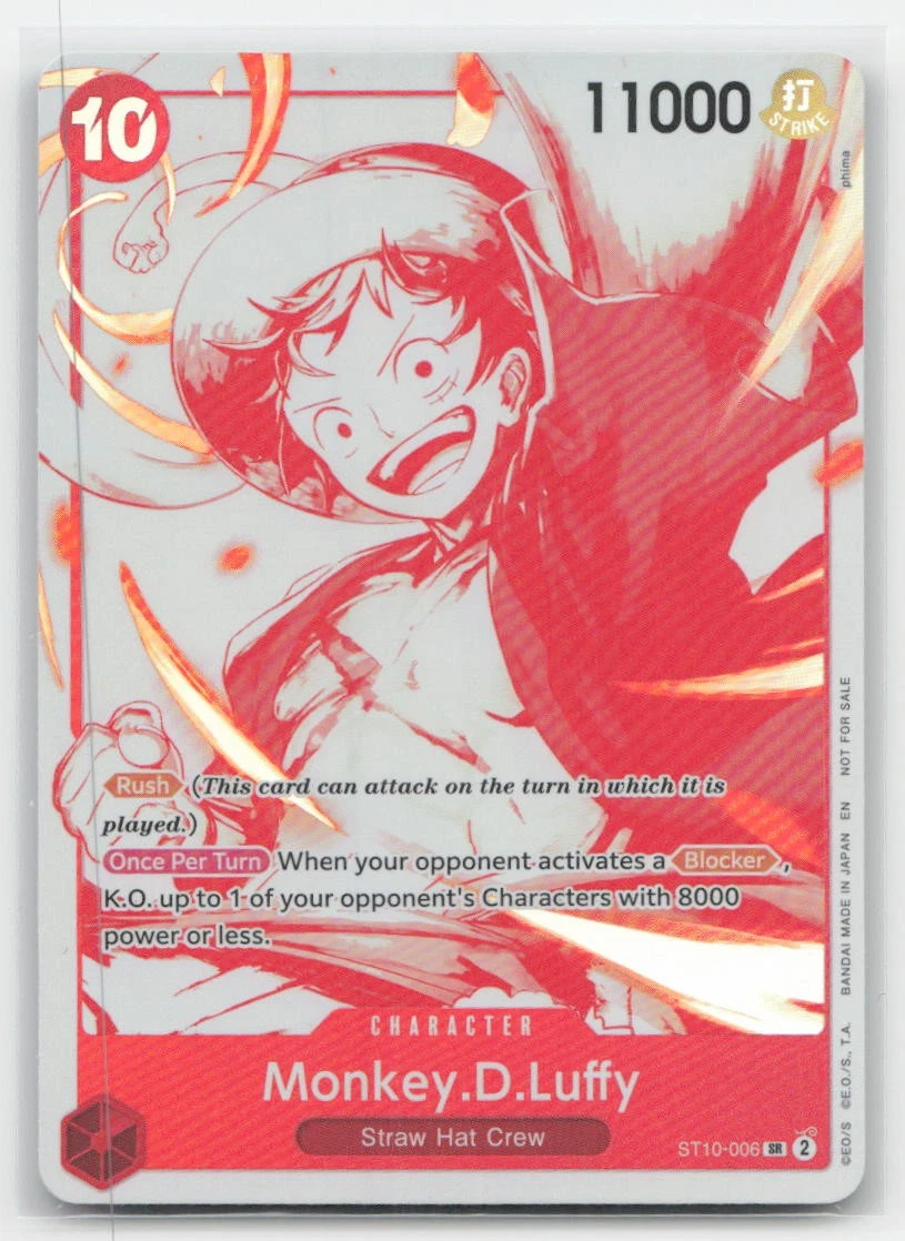 Monkey.D.Luffy-St10-006 ST10-006 One Piece Promotion Cards for