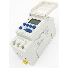 Timer Digitale Settimanale 7 Giorni LCD Programmabile relè 16A DIN 12V