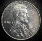 1943 Lincoln Wheat Penny Cent Choice BU Brilliant Uncirculated #8