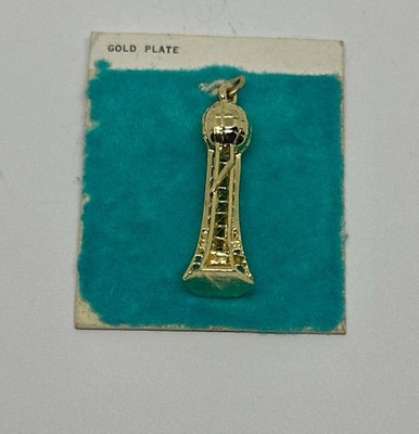 Knoxville Worlds Fair Gold Plate Sunsphere Charm Pendant NOS