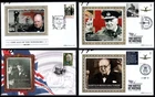 2006-2012 Great Britain, Winston Churchill War II Stock of FDC Postmarks #62