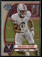 2024 Bowman U Chrome Malachi Fields Refractor | 2026 NFL Draft