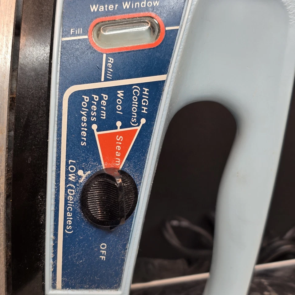 复古 GE 通用电灯 N 容易蒸汽干铁粉蓝色,有效 — 第 2/4 张图片