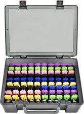 Flash Drive Case USB Memory Stick SD Card Storage Organizer- Holds 104pcs Thumb