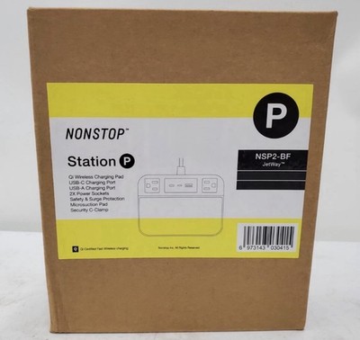 Nonstop Station P Universal Smartphone Charging Station Qi Wireless NSP2-BF