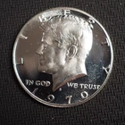 1970 *S*  PROOF  KENNEDY SILVER CLAD HALF  **FREE SHIPPING**C2818