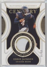 2021 Panini National Treasures Century Materials Holo Gold /10 Eddie Jackson s3g